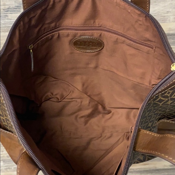 Fossil Signature Print Shoulder Bag EUC P16 - Picture 7 of 7